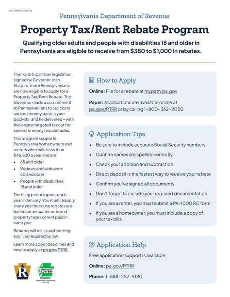 Property Tax/Rent Rebate Toolkit | Department of Revenue | Commonwealth ...