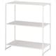 JOSTEIN shelving unit, in/outdoor/metal white, 81x40x90 cm (317/8x153 ...