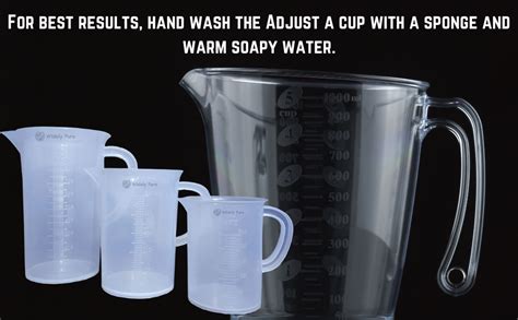 Widely Pure Plastic Measuring jug 1000ml, 500ml, 250ml, and 3PCS ...