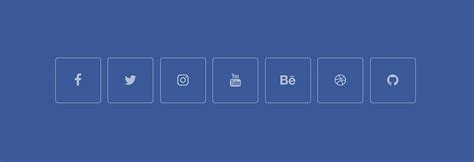 Image result for Social Media Buttons HTML