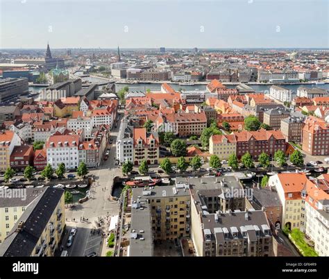 aerial view of Copenhagen, the capital city of Denmark Stock Photo - Alamy