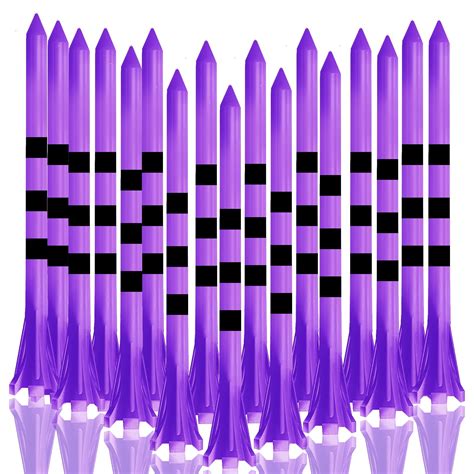 Golf Tees Plastic 3 1/4 2 3/4 inch Unbreakable 100 Pack, Bulk Long ...