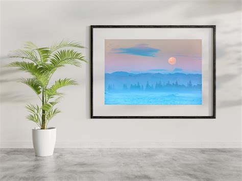 Midway Beach Moon Set - Gisborne New Zealand - Fine Art Print — Damon ...