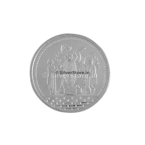 Srinathji Silver Coin - 999 Fine Silver – SilverStore.in