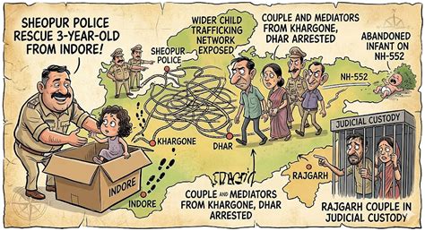 Sheopur Police Rescue Second Toddler; Rajgarh Couple Left Adopted Girl ...
