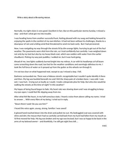 Language Paper 1 Question 5 Examples 的图像结果