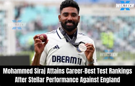 Mohammed Siraj attains career-best Test rankings vs ENG