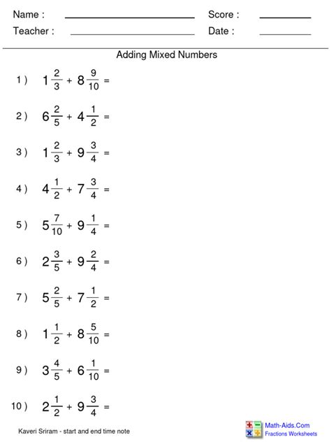 Image result for Adding Whole Numbers and Mixed Numbers