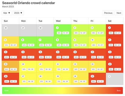 2023 SeaWorld Orlando Crowd Calendar: AVOID THE LONG Wait Times ...
