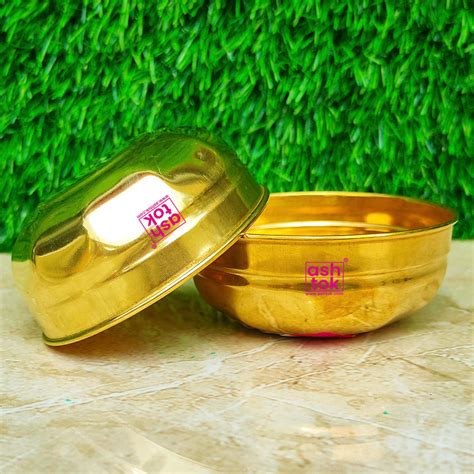 Indian Traditional Brass Bowl Wati | Brass Bowls for Exquisite Dining ...