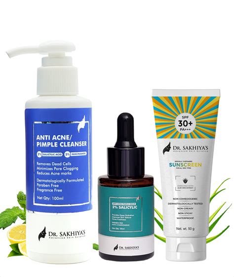 Anti Acne Kit - Dr. Sakhiya's – Dr. Sakhiya's – Advanced Skin Science