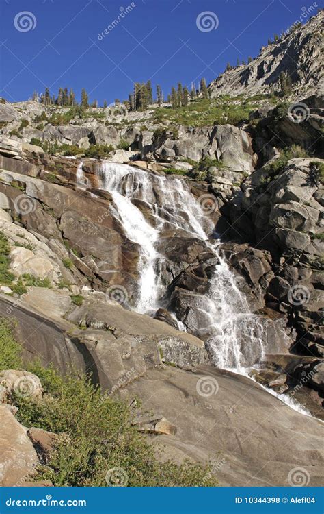 Sequoia National Park Waterfall Stock Photo - Image of outdoors, white ...