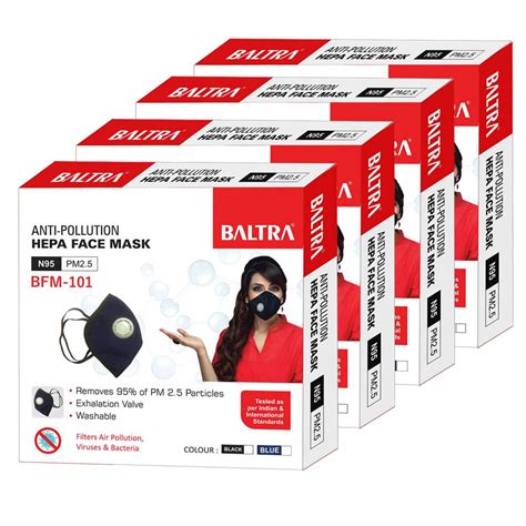 Baltra N95 Mask for Protection from Virus, Bacteria, Pollution Reusable ...