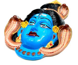 Tanishka Beautiful & Good Looking Blue Color Bhagwan Shiv Face Wall ...