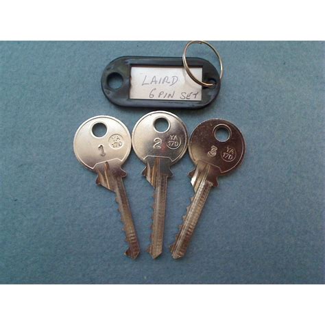 LSH 6 pin bump key set Shoulderless key version No