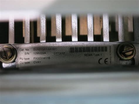 Eaton SVX015A1-4A1B1 20 HP SVX9000 AC VS Drive SVX-9000 20HP 480V ...