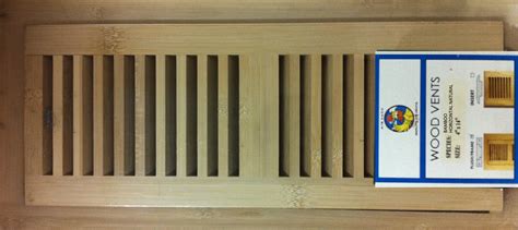 Bamboo Wood Floor Registers, Vent Covers, Floor Grills