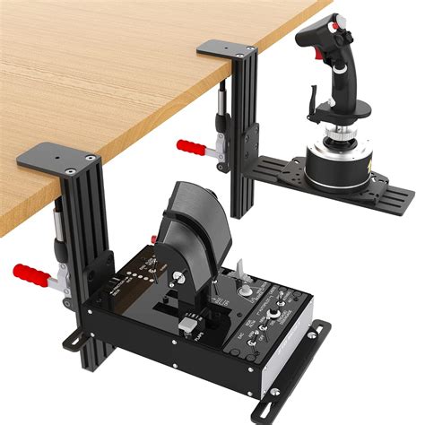 Buy Hikig 2 Pack Hotas Desk Mount for Flight Sim Game Throttle and ...