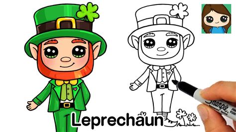How to Draw a Leprechaun ☘️💰 - YouTube