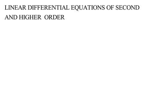 Image result for Homogeneous Equation vs Non-Homogeneous