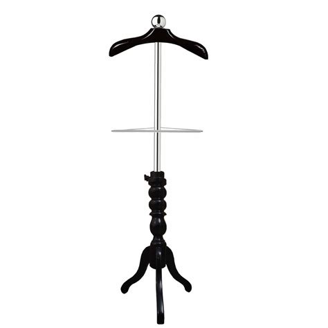 Wooden Black Color Coat Hanger Stand (WBL-CT) - LOCOMOTO