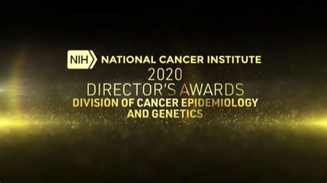 NCI Director’s Award Ceremony 2020, DCEG Staff Recognized - NCI