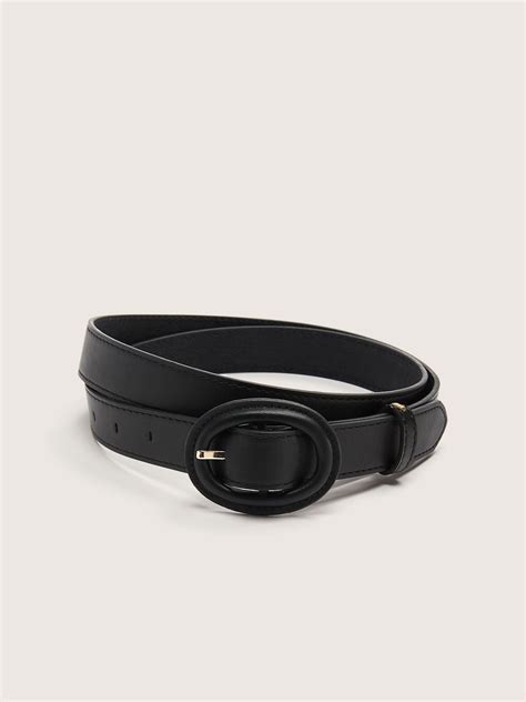 Belt with Self-Covered Oval Buckle - Addition Elle | Penningtons