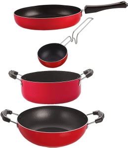 NIRLON Non-Stick Coated Cookware Set Price in India - Buy NIRLON Non ...