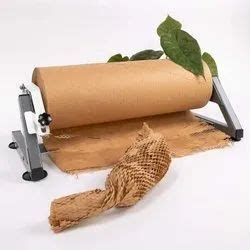 honeycomb hex wrap paper bubble roll - Biodegradable Paper Air Cushion ...