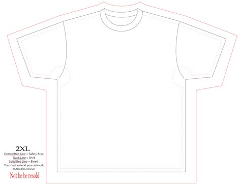 All Over T Shirt Template