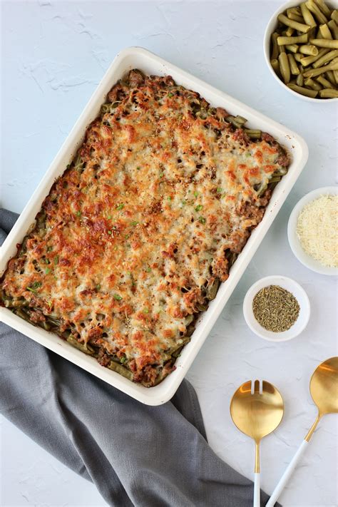 Sheet Pan Green Beans with Alfredo Sausage - Cheerful Choices