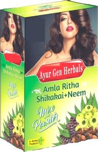 Ayurgen Herbals Amla-Reetha-Shikakai Three in One Mix Powder | Natural ...