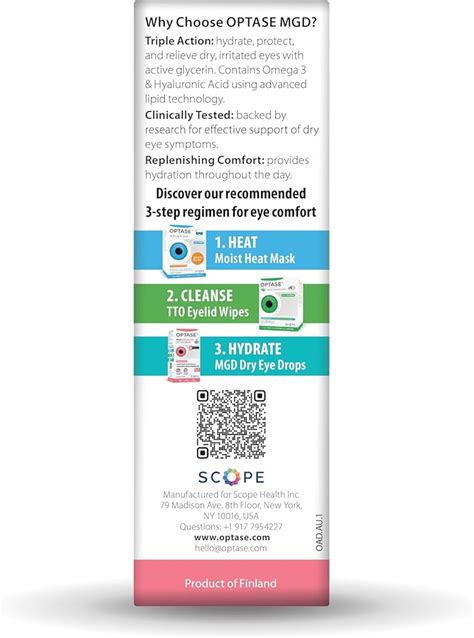 Optase MGD Advanced Dry Eye Drops, 0.33 fl oz - India | Ubuy