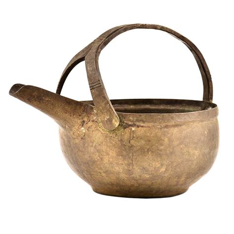 Brass Serving Pot With a Handle