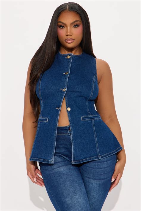 Plus Size Denim Shirts and Tops for Women | Fashion Nova