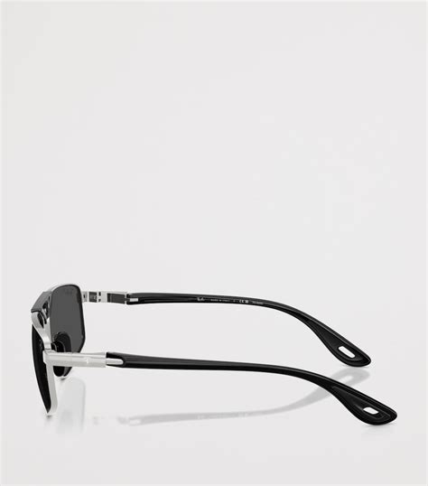 Ray-Ban Silver x Scuderia Ferrari RB3776M Irregular Sunglasses | Harrods IN