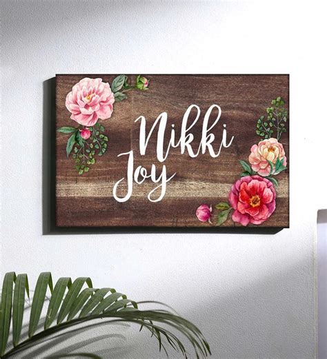 Buy Personalized Name Plates for Home Online at Nutcase India