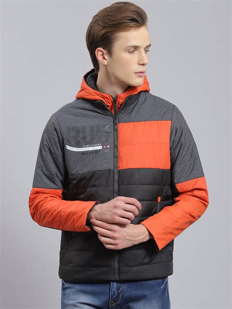 Buy Men Black Solid Hooded Full Sleeve Jacket Online in India - Monte Carlo