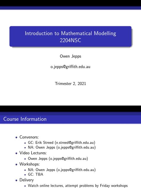Introduction to Modelling 的图像结果