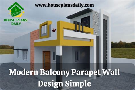 Image result for Simple Parapet Wall Design