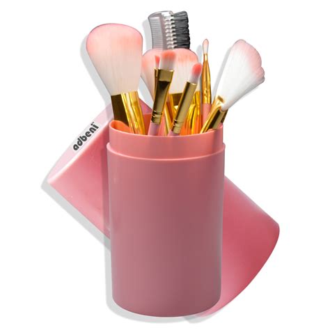Buy Adbeni Imported 1PC Pink Brushes Cylinder Makeup Round Tube ...