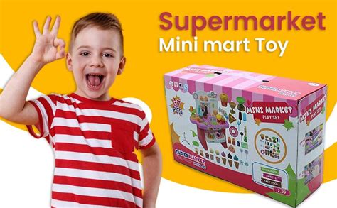 Buy TechHark Battery Operated 37 Pcs Super Market Toy For Kids Mini ...