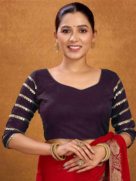 7 Latest 3/4th Blouse Sleeve Designs For Cotton Sarees | Herzindagi