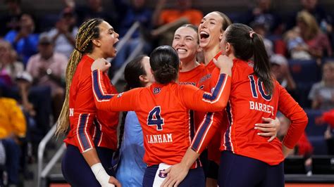 Auburn Volleyball blocks its way to home sweep over LSU - Auburn Tigers ...