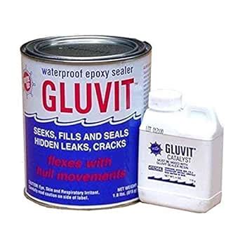 Travaco Marine-Tex RM330K Gluvit Waterproof Epoxy Resin Sealer : Amazon ...