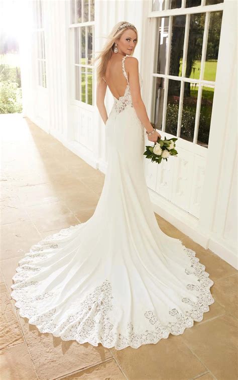 Backless Sheath Wedding Dress | Martina Liana Wedding Dresses