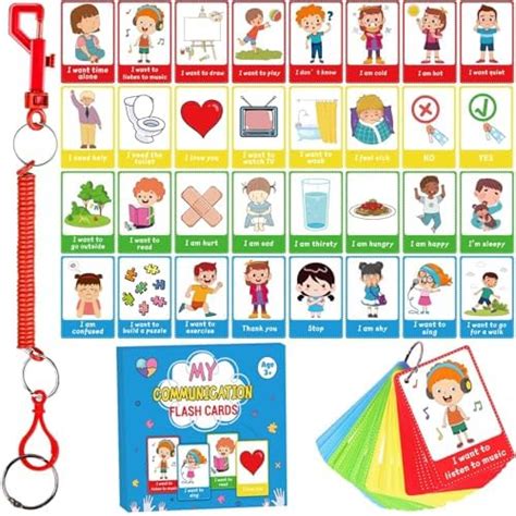 Buy 40PCS Autism Communication Cards for Speech Delay Children and ...