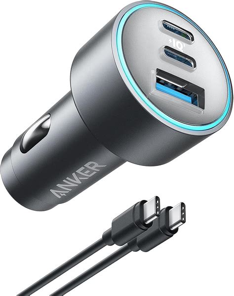 Amazon.com: Anker USB-C Car Charger, 67W 3-Port Compact Fast Charger ...