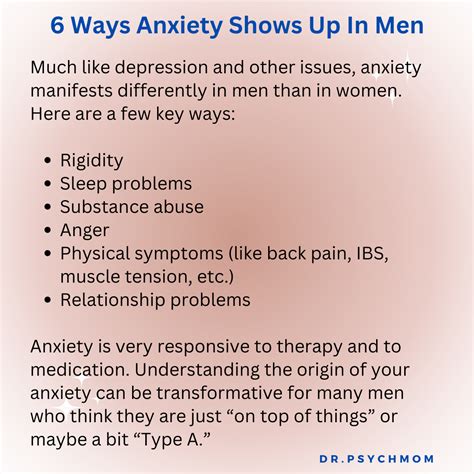 6 Ways That Anxiety Shows Up In Men - Dr. Psych Mom