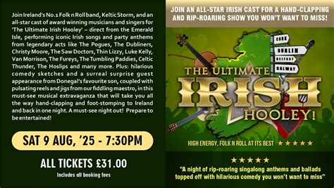 The Ultimate Irish Hooley, Spa Pavilion Felixstowe, 9 August 2025 ...